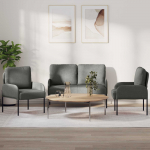 Diivanikomplektid 3 tk Tumehall 115 x 56 x 80 cm Vineer