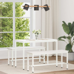 S&ouml;&ouml;gilaud valge 110 x 55 x 75 cm tahke m&auml;nd