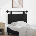 Rippuv voodipeats Seinale kinnitatav Must 90 x 55 x 5 cm kangas