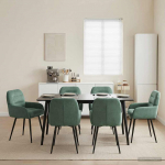 S&ouml;&ouml;gitoa Toolid 6 pcs Samet Mere Roheline 59 x 59,5 x 90 cm