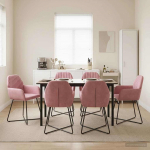 S&ouml;&ouml;gitoa Toolid 6 pcs Samet Roosa 55 x 50 x 84 cm