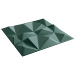 Seinapaneelid 12 pcs Dakhi Roheline 50 x 50 cm XPS Vaht