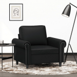 Tugitool, must, 60 cm, kunstnahk
