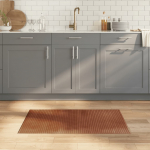 Vaip, ristk&uuml;likukujuline, pruun, 60 x 100 cm, bambus