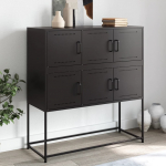 Puhvetkapp, must, 100,5x39x107 cm, teras