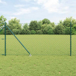 Ahela link aed postidega roheline 1.2 x 25 m teras