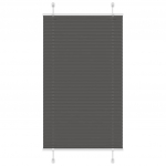 PLISSEERITUD RULOO MUST 75X150 CM KANGA LAIUS 74,4 CM POL&Uuml;ESTER