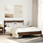 VOODIRAAM ILMA MADRATSITA PRUUN TAMM 150X200 CM TEHISPUIT