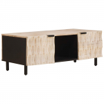 Kohvilaud valge 100 x 54 x 40 cm tugev mango puu