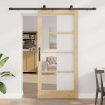 Liuguks pruun 93 x 202 cm puit ja metall