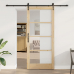 Liuguks pruun 93 x 211 cm puit ja metall