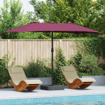 Aedapara bordeaux punane 385 x 209 x 244 cm pol&uuml;ester ja teras