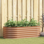 K&otilde;rge peenar pruun 160 x 80 x 44 cm teras