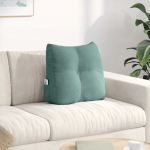 Seljatugi padi mere roheline 45 x 24 x 50 cm samet