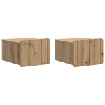 Seinale kinnitatav &ouml;&ouml;tis 2 pcs Artisan tamm 33 x 34,5 x 24 cm