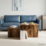 Kohvilaud Suitsutatud tamm 100 x 50 x 40 cm Tehispuit