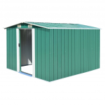 Aiakuur 257 x 298 x 178 cm metallist, roheline