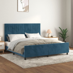 VOODIRAAM ILMA MADRATSITA TUMESININE 160X200 CM SAMET