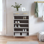 Jalatsikapp, hall sonoma tamm, 60 x 35 x 105 cm, tehispuit