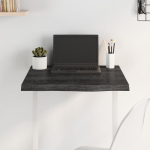 Lauaplaat, tumepruun, 60x60x(2-4) cm, t&ouml;&ouml;deldud tammepuit