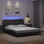 VOODIRAAM LED-TULEDEGA, HALL, 160 X 200 CM, KUNSTNAHK
