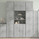 K&otilde;rge kapp, betoonhall, 80x42,5x249 cm, tehispuit