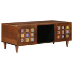 Kohvilaud pruun 100 x 54 x 40 cm tugev mango puu