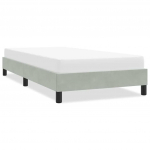 Voodiraam ilma Madratsita Helehall 100x220 cm Velvet
