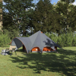Teepee telk 3-&uuml;he katusega Hall ja oranž 600 x 600 x 347 cm