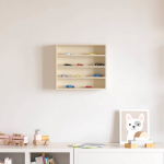 Seina kuvakarp riiuliga Beež 40 x 8,5 x 37 cm Tehispuit
