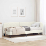 Nurga voodiraam cream 80 x 200 cm Samet