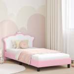 Laste voodiraam peatoega peaga Roosa 80 x 200 cm PU