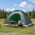 Telkimise telk katusega Armee rohelis 335 x 275 x 180 cm