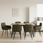 S&ouml;&ouml;gitoa Toolid 6 pcs Kunstsuede nahk Armee rohelis