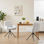 P&ouml;&ouml;rlevad Toiduainete Toolid 2 pcs Kunstnahk Valge