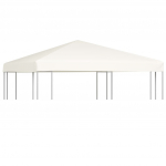 Varjualuse katus 310 g/m&sup2; 3 x 3 m, valge