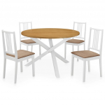 5-osaline s&ouml;&ouml;gitoakomplekt, mdf, valge