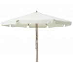 P&auml;ikesevari puidust postiga, 330 cm, liivavalge