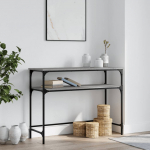 Konsoollaud, hall sonoma tamm, 100x35,5x75 cm, tehispuit