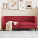 CHESTERFIELD 2-KOHALINE, VEINIPUNANE, KUNSTNAHK