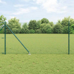 Ahela link aed postidega roheline 1.2 x 10 m teras