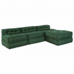 Mooduldiivan 4 pcs Roheline kangas