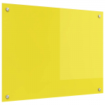 K&ouml;gi splashback kollane 80 x 60 cm karastatud klaas