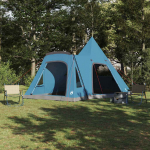 Teepee telk 5 inimesele katusega Sinine 545 x 450 x 295 cm