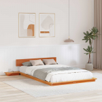Voodiraam Pruun 120 x 200 cm puit