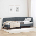 Nurga voodiraam Tumehall 80 x 200 cm Samet