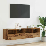 TV Seinakapid 2 pcs Vana puit 60 x 30 x 30 cm Tehispuit