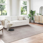 Alavaibad ristk&uuml;lik huarte kreem ja taupe 340 x 240 cm