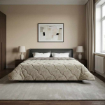Talve tek Helehall 240 x 260 cm Mikrokiud ja Teddy villa