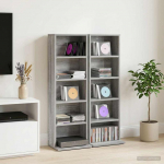 CD kapp 2 tk Hall Sonoma 33 x 23,5 x 97,5 cm Tehispuit